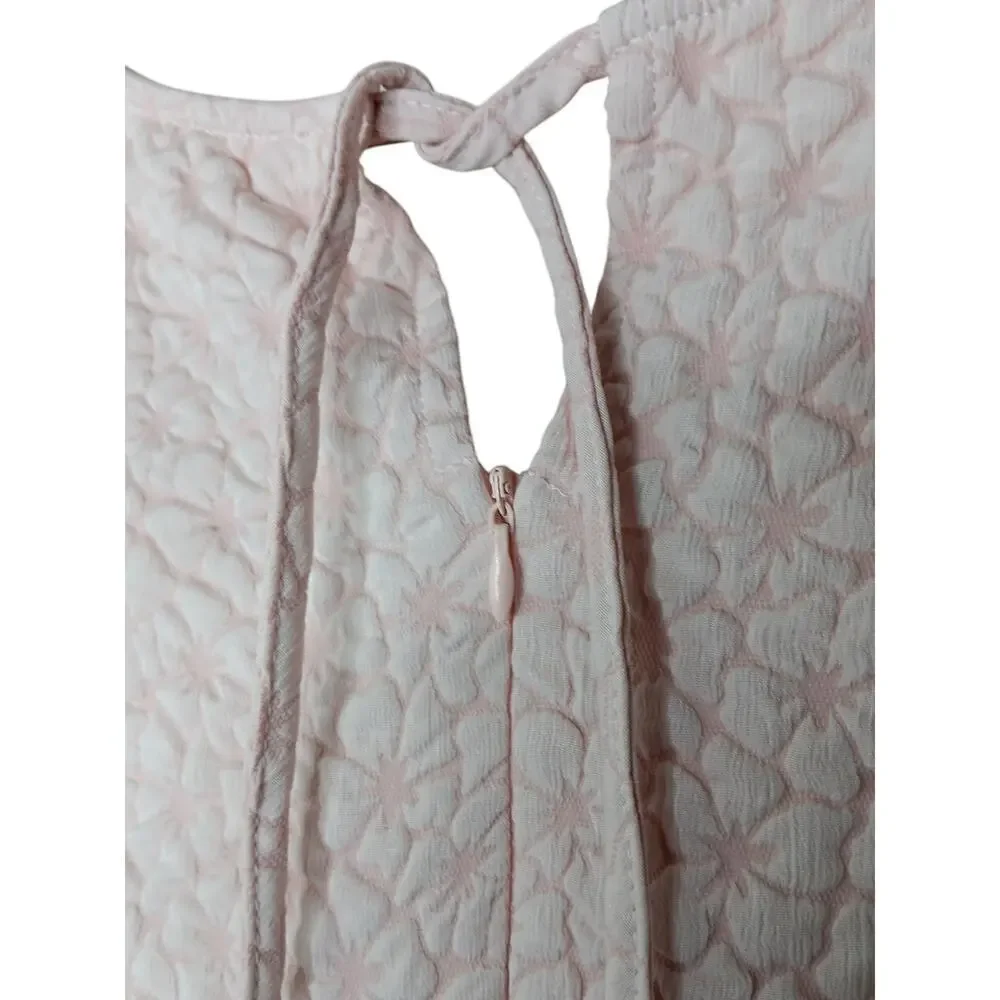 New with Tags Easel TEXTURED DRESS Pink Babydoll Dress SZ S - Picture 12 of 12